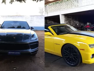 leilao de carros de luxo do PCC