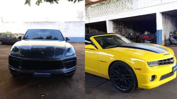 leilao de carros de luxo do PCC