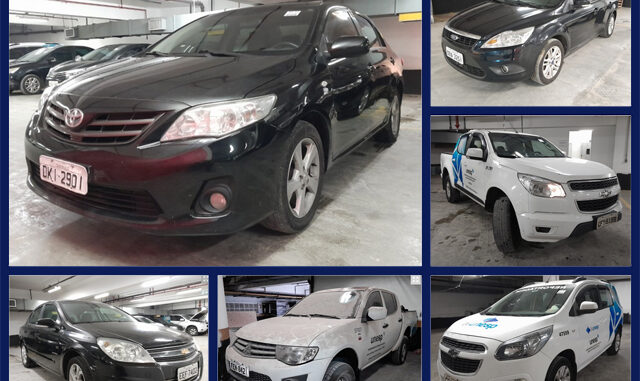 11 Toyota Corolla, Ford Focus, Chevrolet Vectra, Spin e S10 no Leilão de Frota de Universidade Federal