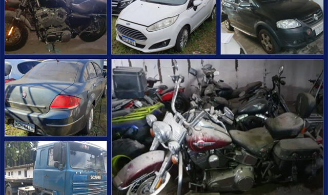 2 Motos Harley Davidson a partir de 800 reais, Ford Fiesta, Focus, Fiat Linea e outros veículos no Leilão da Polícia Federal