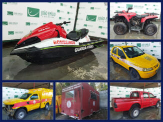 Jet Sky e Quadriciclo a partir de 400 reais, Ford Ranger, Mitsubishi L200, Trailler e outros veículos no Leilão dos Bombeiros