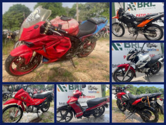 Kasinski Comet 250R a partir de 400 reais, Honda XRE, NXR150, PCX, Pop, Biz, Yamaha Factor, Fazer e mais de 80 motos no Leilão do SEMUTRAN