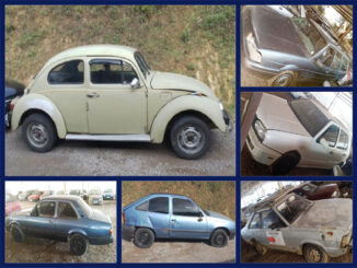 Volkswagen Fusca, Quantum, Golf, Ford Corcel II, Chevette e outros veículos dos anos 80 e 90 no Leilão do DETRAN